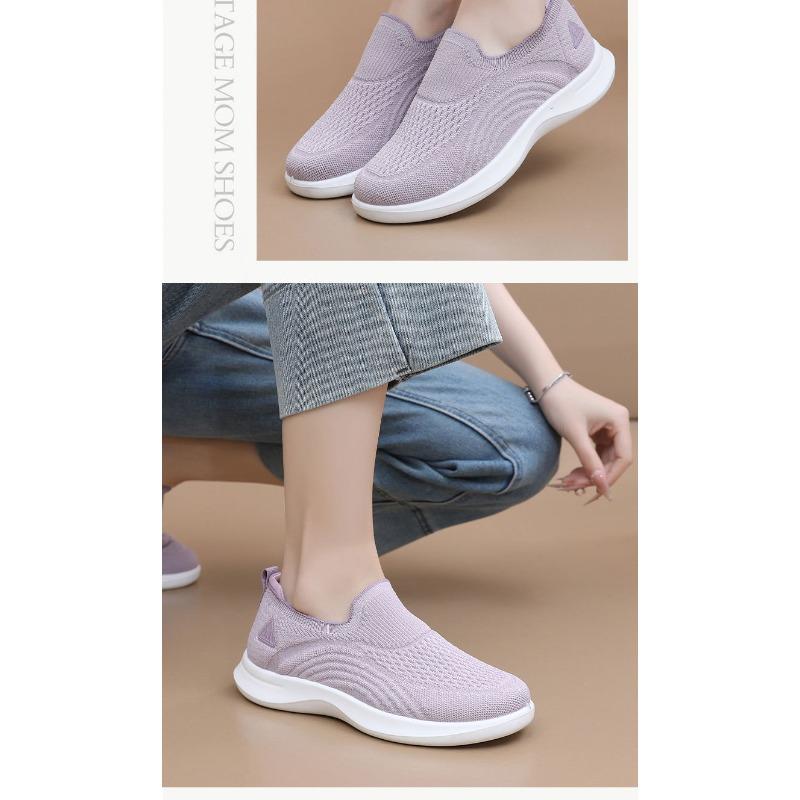 Women's Customizable Slip-On Walking Shoes, Soft Sole Lightweight Sneakers, Breathable Comfortable Casual Sports Shoes for Women