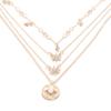 Bohemian Mode Mehrschichtige Stern Strass Halskette Für Damen Schmuck