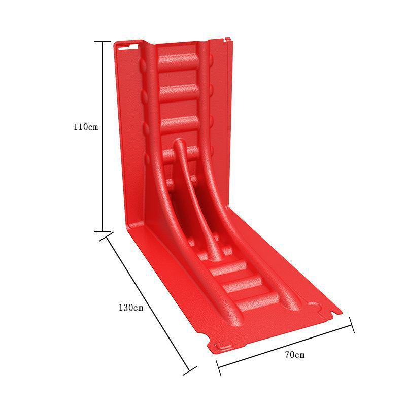 L-Shaped ABS Waterproof Flood Control Board for Garages, Subways, Malls