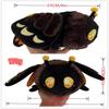 Deaths Head Hawkmoth Plush Toy Gothic Spooky Stuffed Moth Soft Collectible For Teens Adults Halloween Table Decor Display Gift