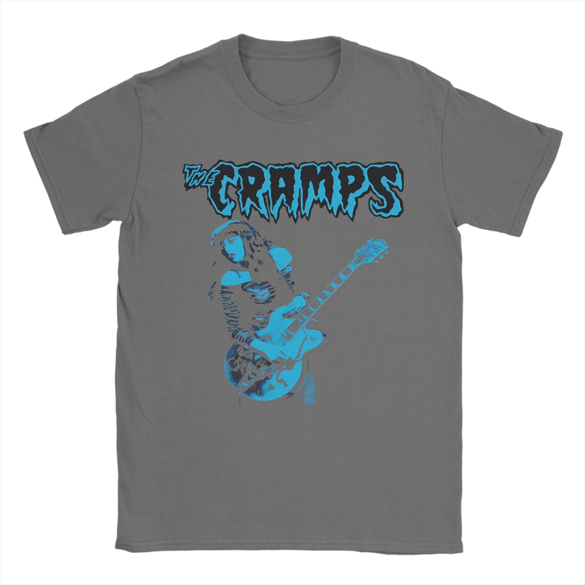 

The Cramps Psychobilly Music TShirt Summer Harajuku TShirts Couple ONeck Clothing Short Sleeves Aesthetic Tshirt S