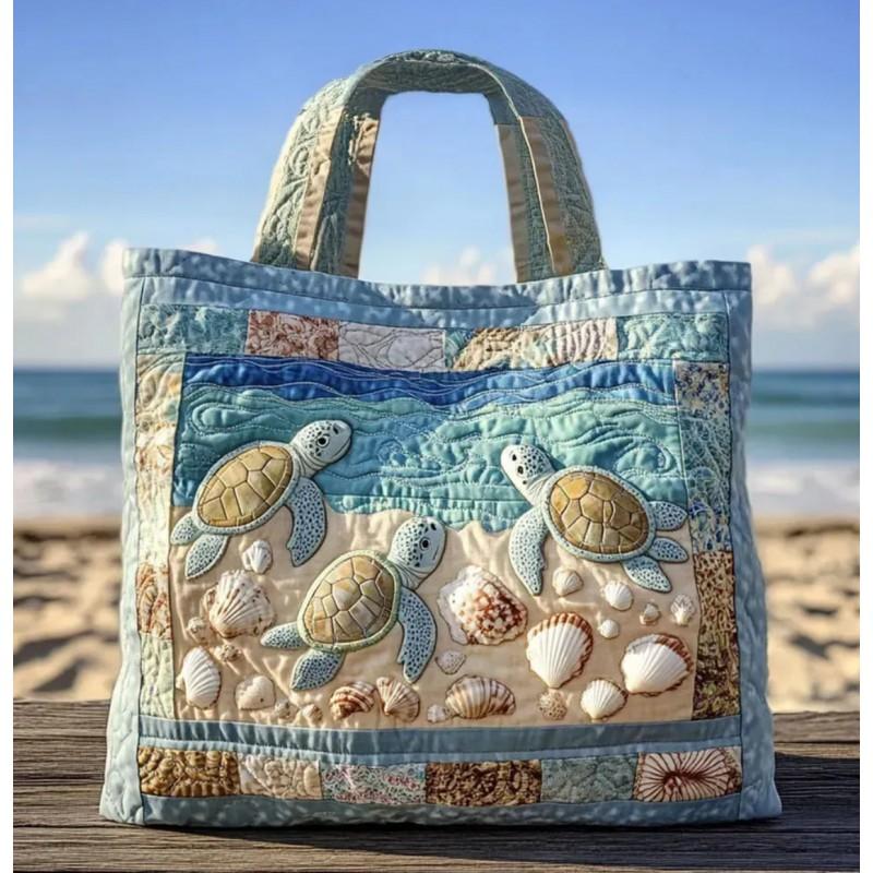 TEMU Womens Fashion Printed Tote Shoulder Bag 600D Oxford Cloth