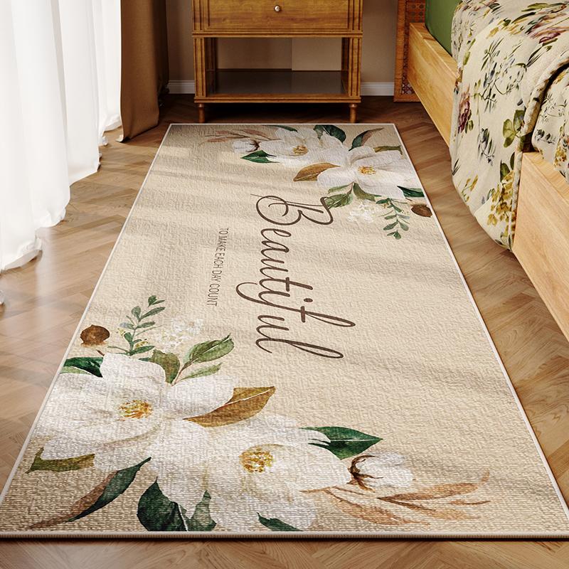 American Light Luxury Plush Long Strip Carpet Quiet Waterproof Kitchen Floor Mat Corridor Carpet Electric Home Decoration
