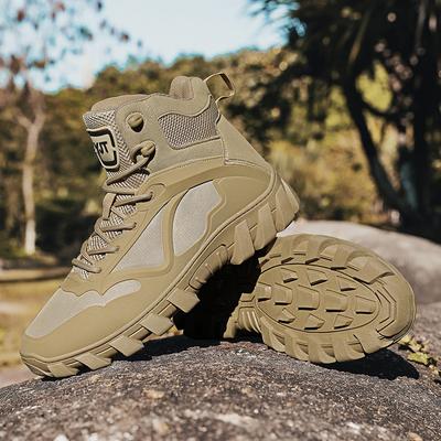 Men's Autumn and Winter Outdoor Hiking Shoes Hiking Non-slip, Wear-resistant and Breathable Hiking Men's Shoes Off-road Battlefield Shoes Spot Whol