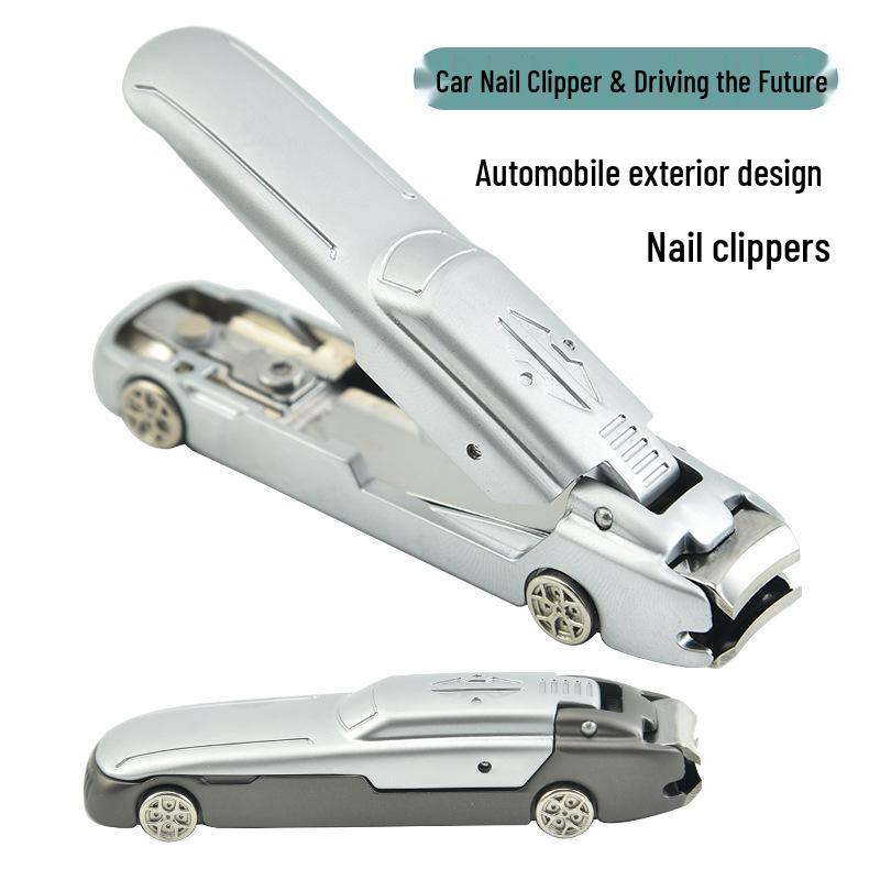 Anti-Splash Car Nail Clippers & Phone Holder