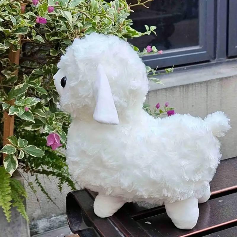 26CM Cute Plush Sheep Doll Soft Alpaca Sleeping Pillow Kawaii Stuffed Cartoon Ram Toy for Kids Birthday Gift Festival Present