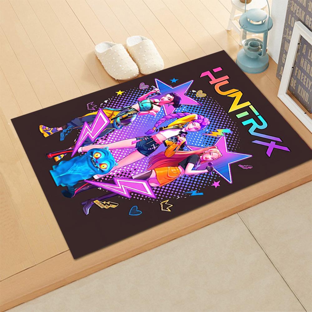 Tappeto vibrante in stile Neon Fashion Show per soggiorni, camere da letto, arredamento per la casa e come regali.