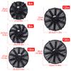 Car Accessories - Auto A/C Electronic Fan Universal 8/9/10/12/14 Inch 12V 2100RPM Electronic Cooling Fan Straight Black Blade Electric Cool Kit