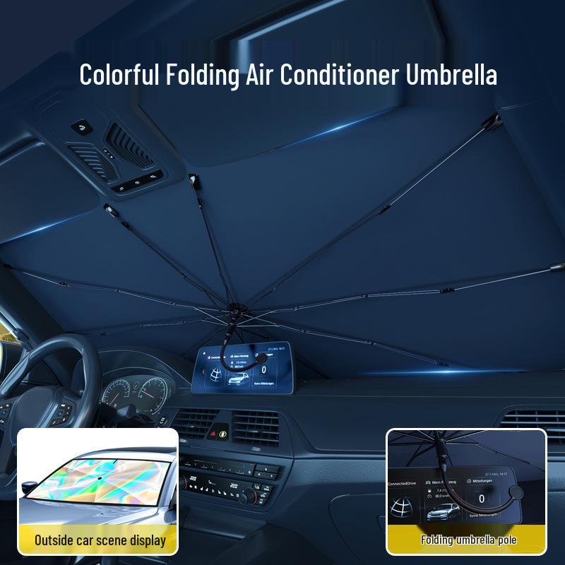 Laser Sunshade: Car Heat Insulation Umbrella for Windshield