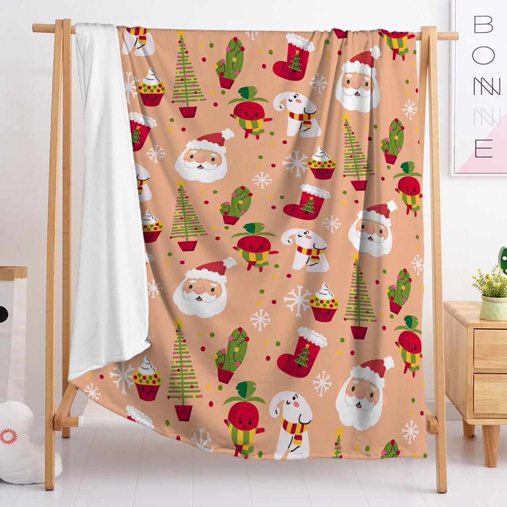 Small Fresh Blanket Flannel Blanket Picture Cover Blanket Spring And Autumn
