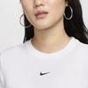 Nike Solid Color Round Neck Casual Short Sleeve T-Shirt Women Tops White FV5509-100