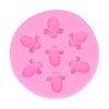Food Grade Silicone Bee Shaped Cake Mold Bee Design Six Cavity Silicone Cake Mold Non-Stick DIY Craft Chocolate Dessert Mold