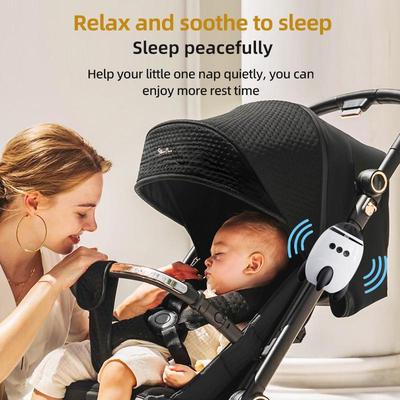 Tragbarer Baby-Kinderwagen Schaukel & Schlafberuhiger mit weißem Rauschen und Bluetooth