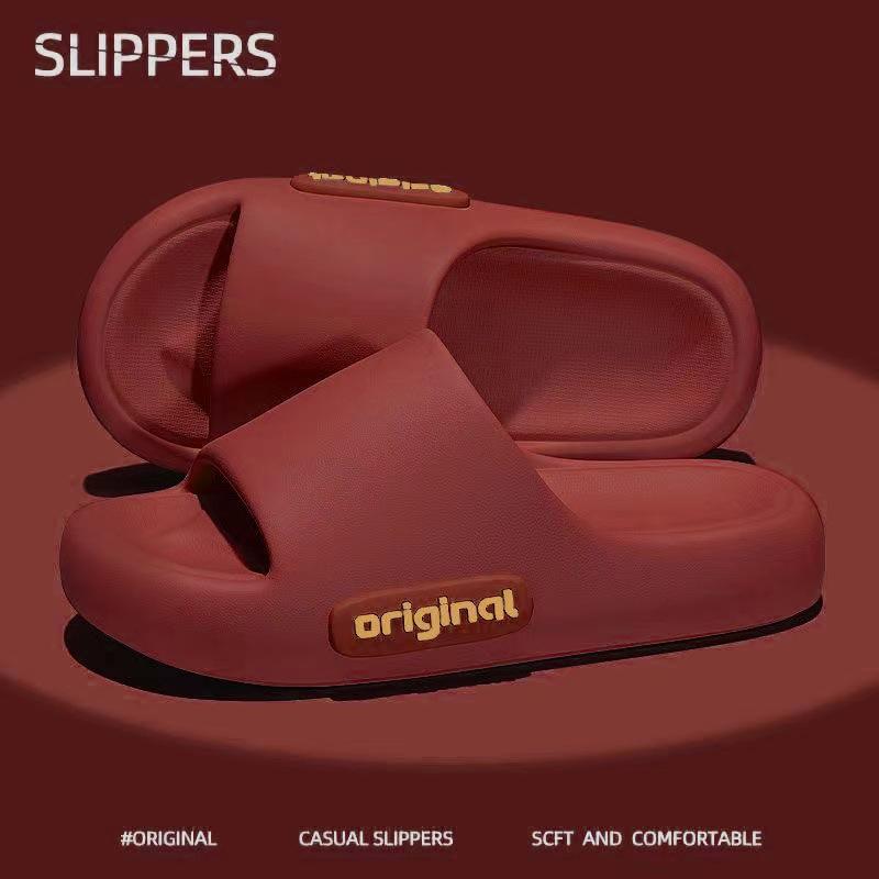 Cool slippers women's summer men's bath home bathroom non-slip and non-smelly foot thick-soled slippers men
