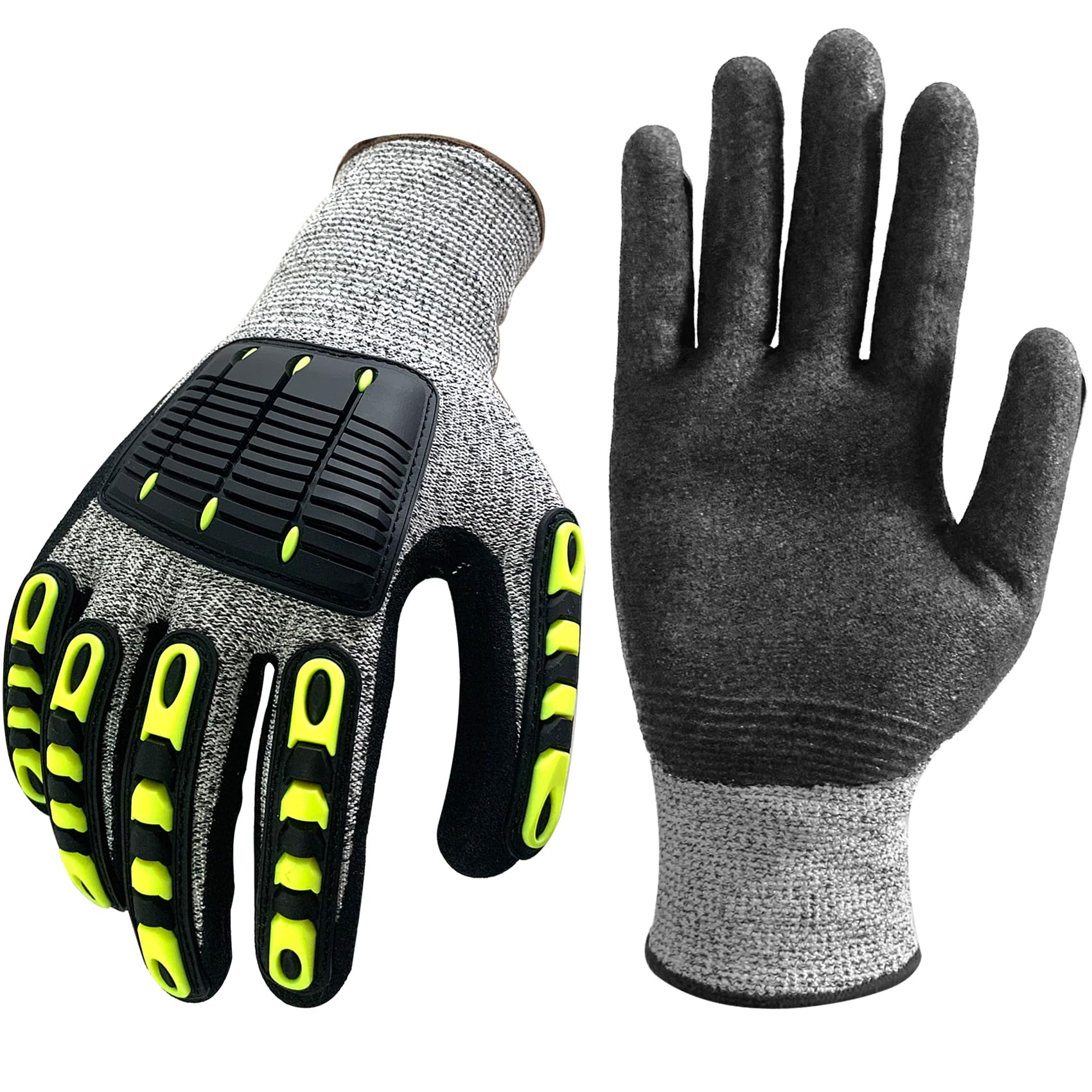 

Wlikn Цепная пила HPPE Уровень Сенсорный экран для и Триммер для травы Защитные перчатки, Антивибрационные, Устойчивые к порезам, 5, Совместимые, Нескользящие,