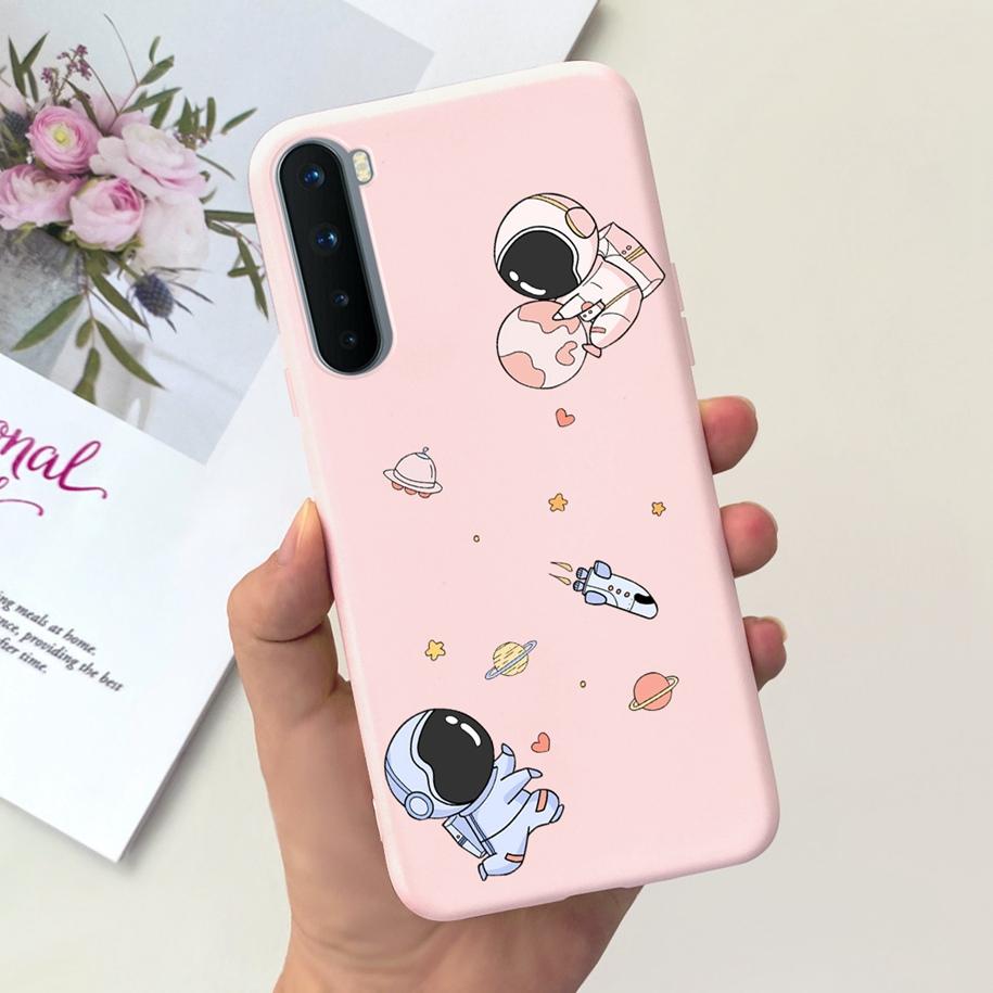 Für OnePlus Nord Hülle AC2001 AC2003 Stoßfeste Abdeckung Süßer Astronaut Silikon Funda Für One Plus Nord Hülle OnePlus 8 Nord Capa