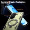 For Xiaomi Redmi A5 4G (171.7mm)/Poco C71 4G Case Compatible with MagSafe Military Protection PC+TPU Kickstand Phone Cover