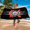 Sportverein Fußballwappen Bedrucktes Mikrofaser-Strandtuch, Weich und Saugfähig, Schnelltrocknend, Ideal für Sommerreisen, Strand-Essential, Schwimmbad