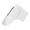 Golf Club Head Covers Nylon Abrasion Proof Golf Putter Protective Headcover for Competitions Travels Women Use White