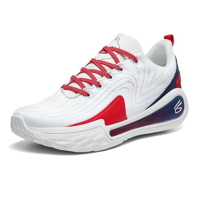 2025 Library 12 Miles Basketball Shoes Boys Low-top Students Youth Game Sports Shoes Actual Combat Sports Shoes Boys Running Shoes