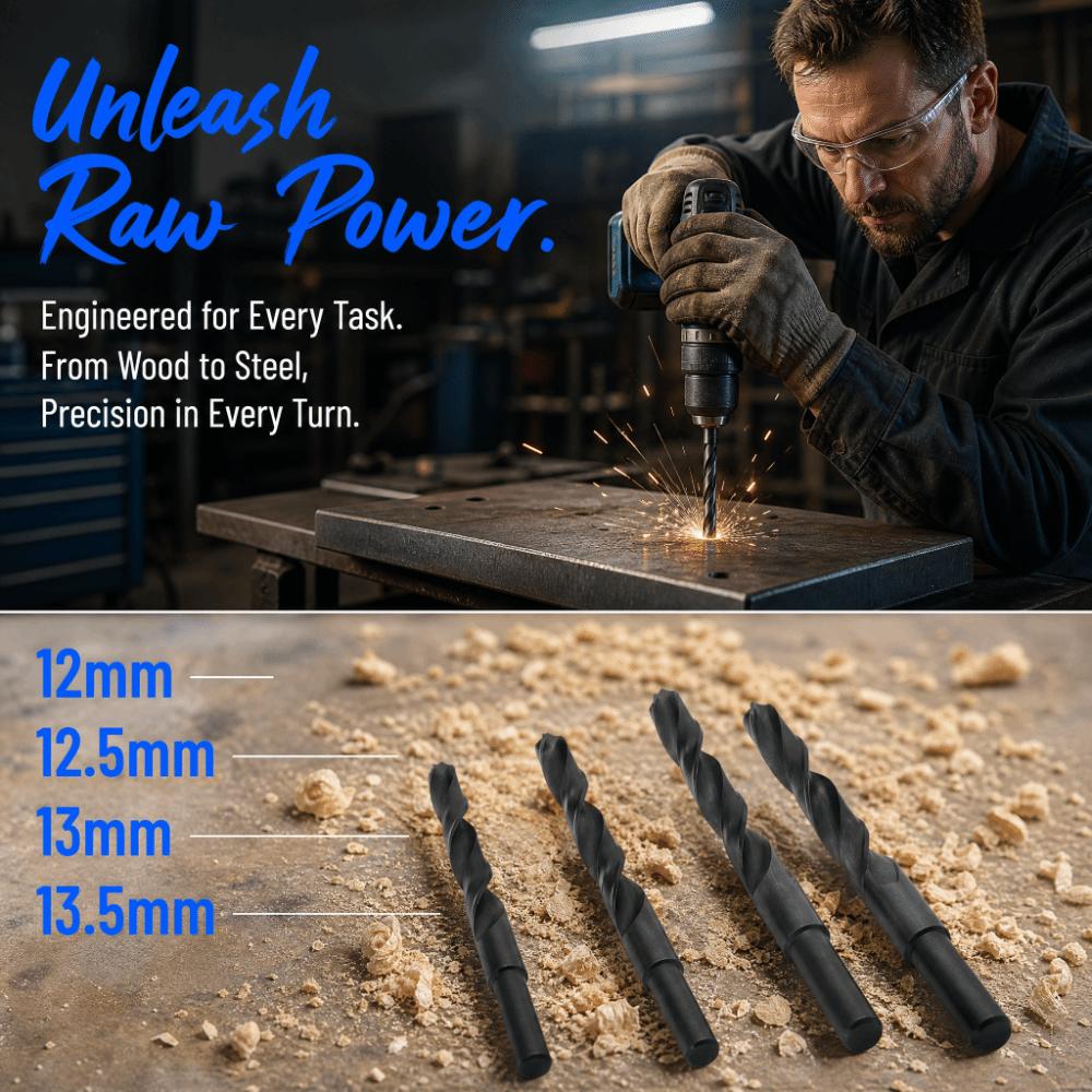 118° Standard Point 4241 HSS Drill Bit High Speed Steel High Speed Steel Drill Bit  Wood