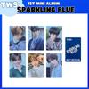 Kpop TWS Album Fotokarty 1. MINI SPARKLING BIUE LOMO Oboustranné Karty Karty Štěstí YOUNGJAE HANJIN KYUNGMIN Kolekce Fanoušků