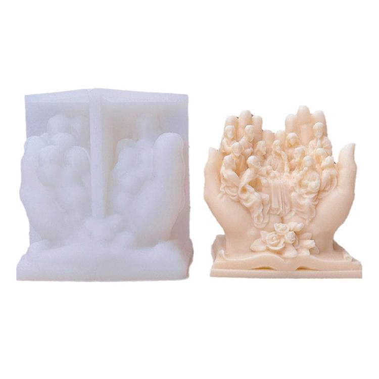 

Religious Statue Candle Mold for Making Candle Home Decor DIY Art Craft 1