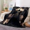 Skull3Dmotorcycle Pattern Gothic Soft PlushBlanketFlannelBlanket Throw Blanket for Living Room Bedroom Beds Sofa Picnic Cover