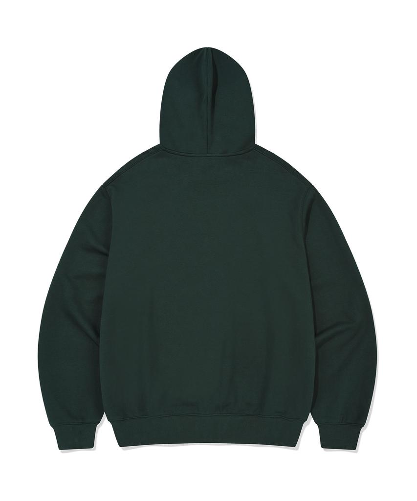 Double Wappen Hoodie Sweat Green