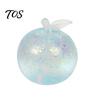 Cute Desktop Decoration Ornaments Maltose Glitter Apple Squeeze Stress Ball, Soft TPR Slow Rising Fidget Sensory Toys for Anxiety Toy Relief,