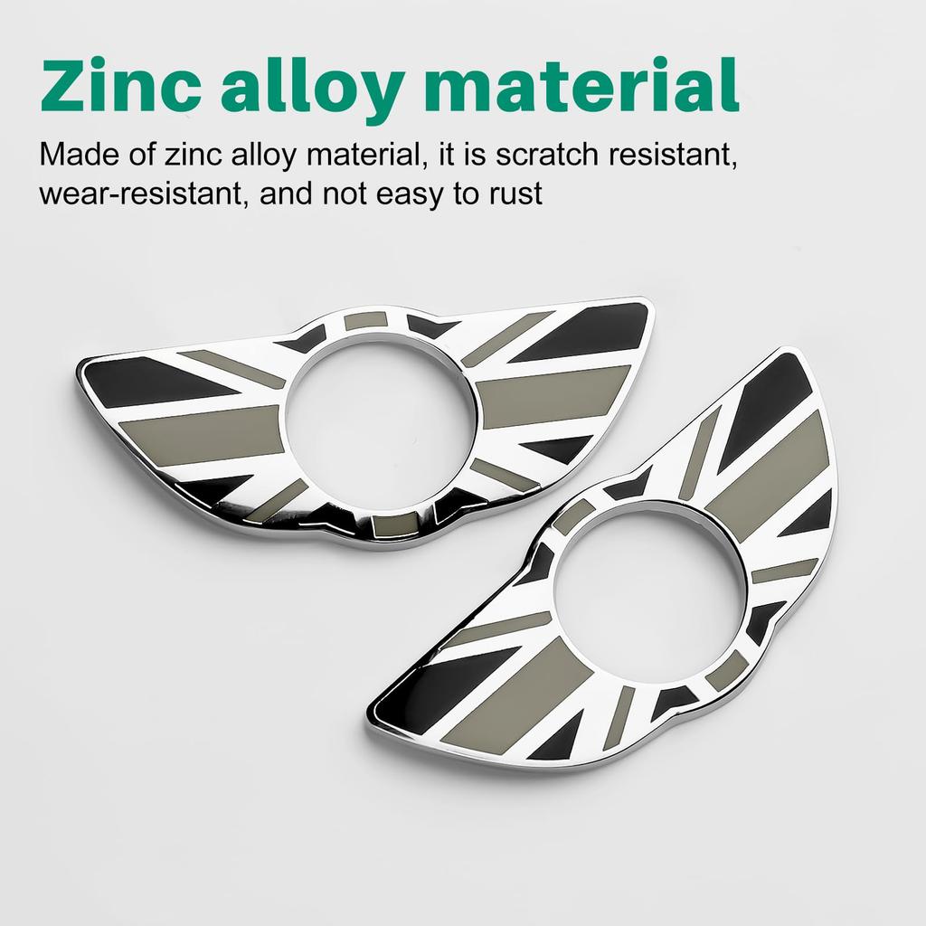 FDAIUN Car Door Lock Pin Decoration, Fits BMW MINI R60 R61, Cute, Union Jack,