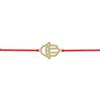Good Quality Hamsa Hand Charm Bracelet Women New Fashion Cubic Zirconia Stones Gold-plated Copper Red String Jewelry