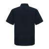 FERRAROMILANO Woven Seersque Y-Collar T-Shirt Navy (Am0Eks20649)
