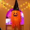 Movable Halloween Hanging Ornament Papery Door Pendant Party Decoration Decorative LED Light  Party