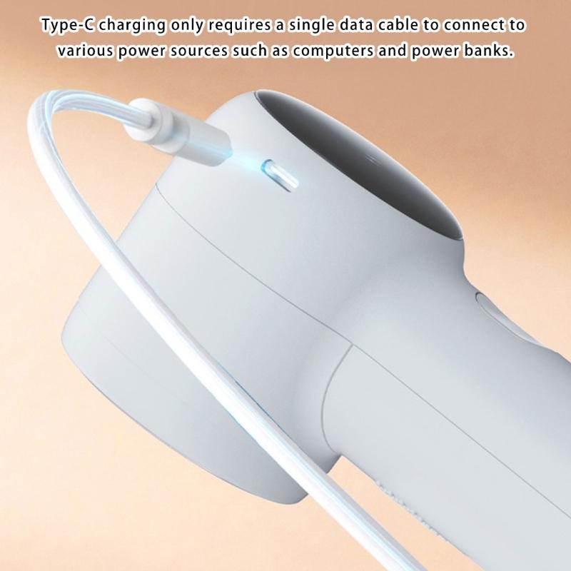 Small Rechargeable Pills Remover with 3 Speed Setting Digital LED Display for Travel Home Safely Removes Fuzz Fabrics