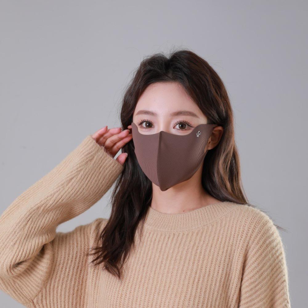 Breathable Ice Silk Mask Traceless Anti-sun Mask Hot Sale Sunscreen Mask  Four Seasons
