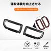 FDAIUN Car Rear Fog Light Decorative Frames for Suzuki Jimny Nomad JC74 ABS Stylish Interior Parts with Set of 2 5-Door (2023-2025), Plastic,
