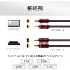 Audio-Technica AT-RS240/5.0 PC-Triple C + OFC Hybrid Audio Cable, RCA, Heat Resistant, Noise Resistant, for Car Use, Small Plug, Made in Japan, 5.0m