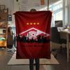 1PC Spartak Moscow Pulse Blanket, High quality Comfortable for All Seasons, Home Decor, Warmth and Comfort