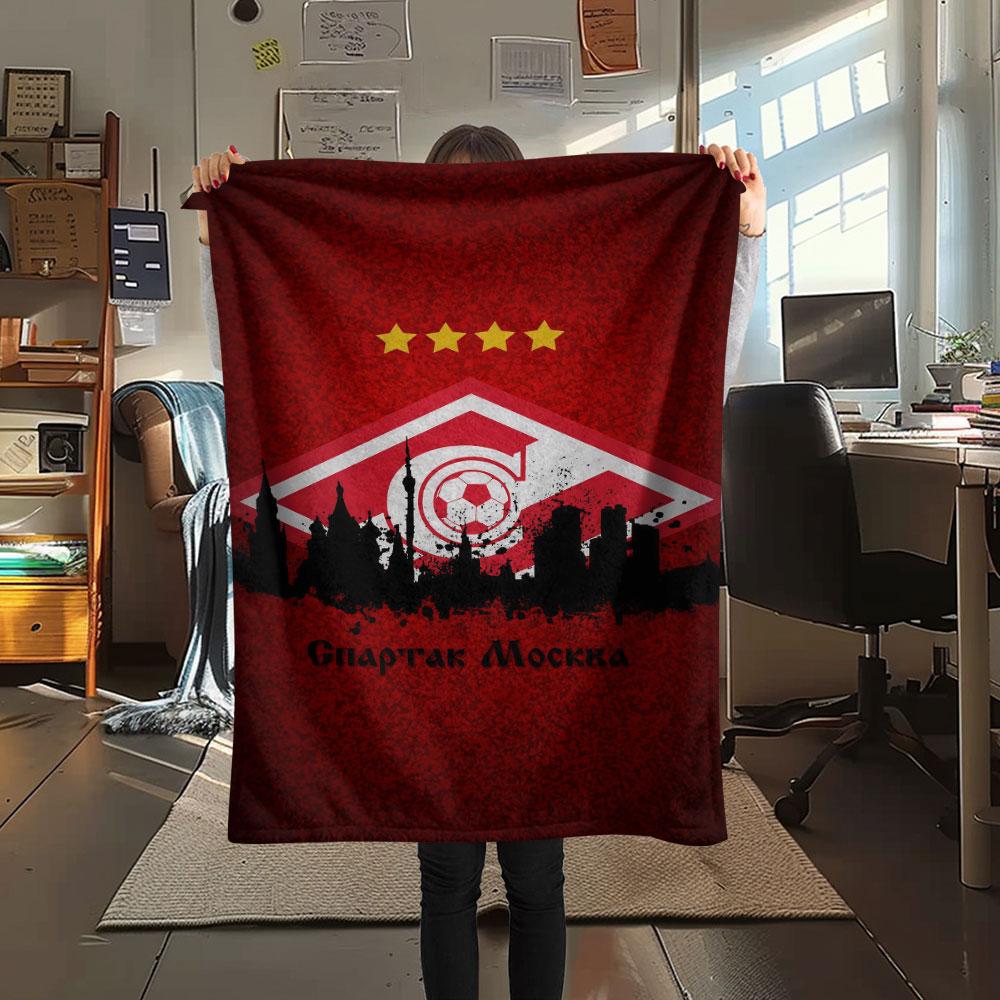 1PC Spartak Moscow Pulse Blanket, High quality Comfortable for All Seasons, Home Decor, Warmth and Comfort