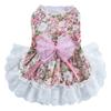 Pet Dog Skirt Lace Bow Lace Go Out To Walk the Dog High Value, Dog Spring and Summer Clothes
