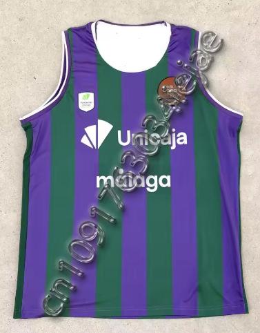 Unicaja basketball summer jersey jersey men's and women's outdoor adult 3D printing quick-drying large breathable quick-drying vest