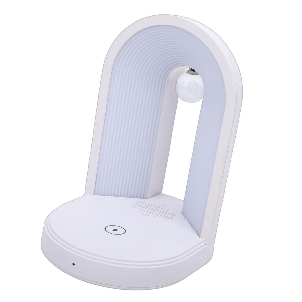 3 in 1 Night Light Bluetooth Speaker Phone Wireless Charger Touch Table Lamp Dimmable for Bedroom Home Office