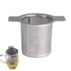 Tea Leak 1PC Tea Infuser Stainless Steel Coffee Tea Strainer Grid Binaural Net Leak Tea Mesh Tea Reusable Filter Tea Accessories