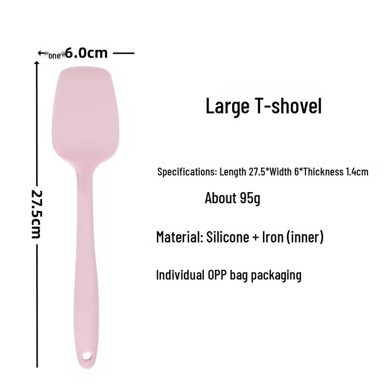 Integrated Silicone Baking Scraper & Spatula Set