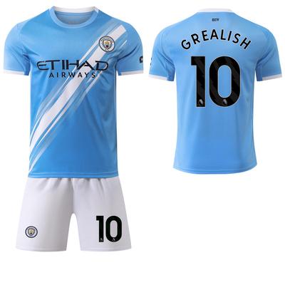 2025-26 Man City domácí dres #9 Haaland #17 De Bruyne Fotbalové dresy