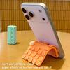 Portable Foldable Silicone Holder Bendable Freely Into Any Shape Multi-Angle Adjustable Flexible Stand for Mobile Phone Travel Accessory