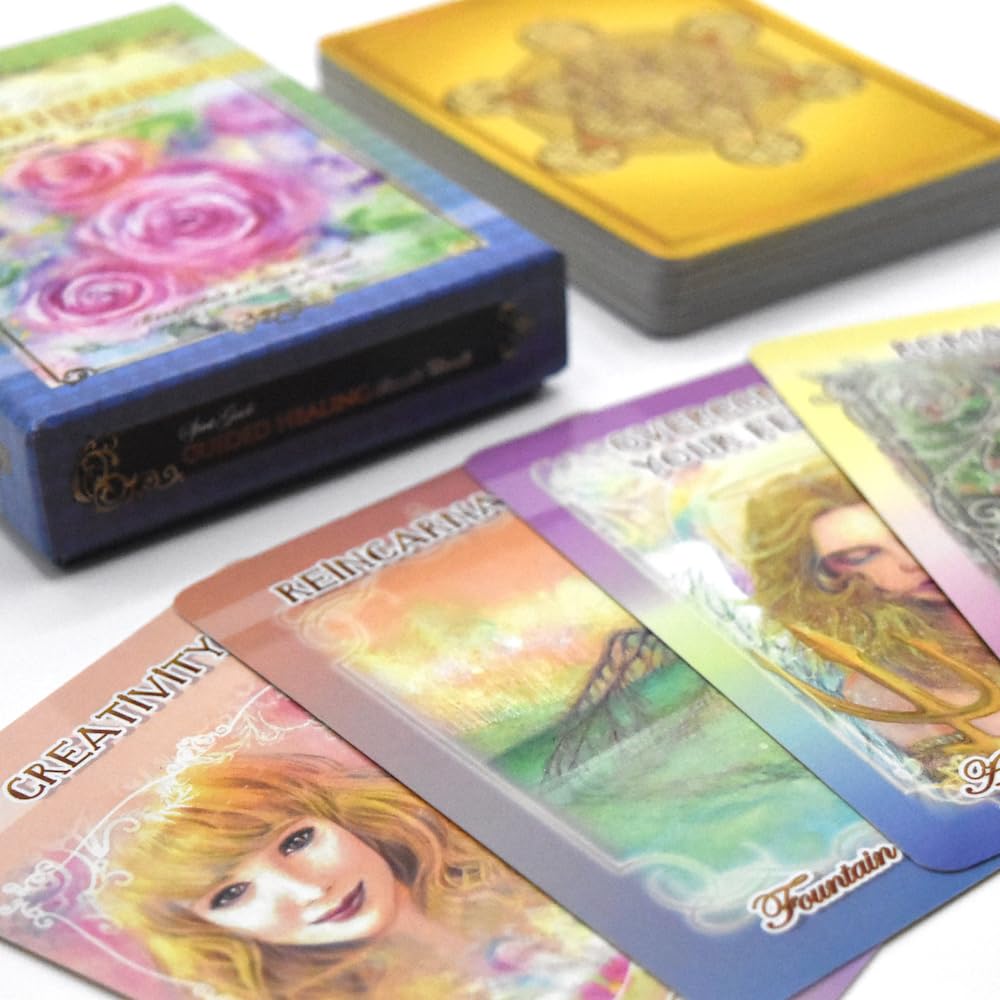 Guided Healing Oracle Cards Healing Vibration Art Therapist Rukana 45 Cards with Japanese Instructions [Authentic]