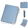 Women's Baellerry Bifold Wallet: Stylish Short Wallet with Zipper Coin Purse & Buckle