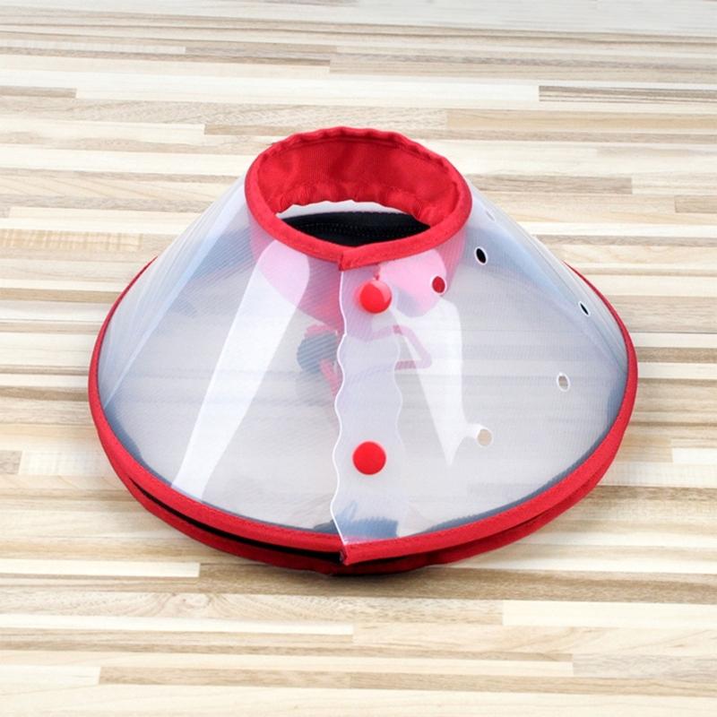 Maske für Hunde Rettungs-Kordelzug Verstellbare Kapuzen Hund Transparent Anästhesie-Maske Anti-Biss Haustierpflege Zubehör